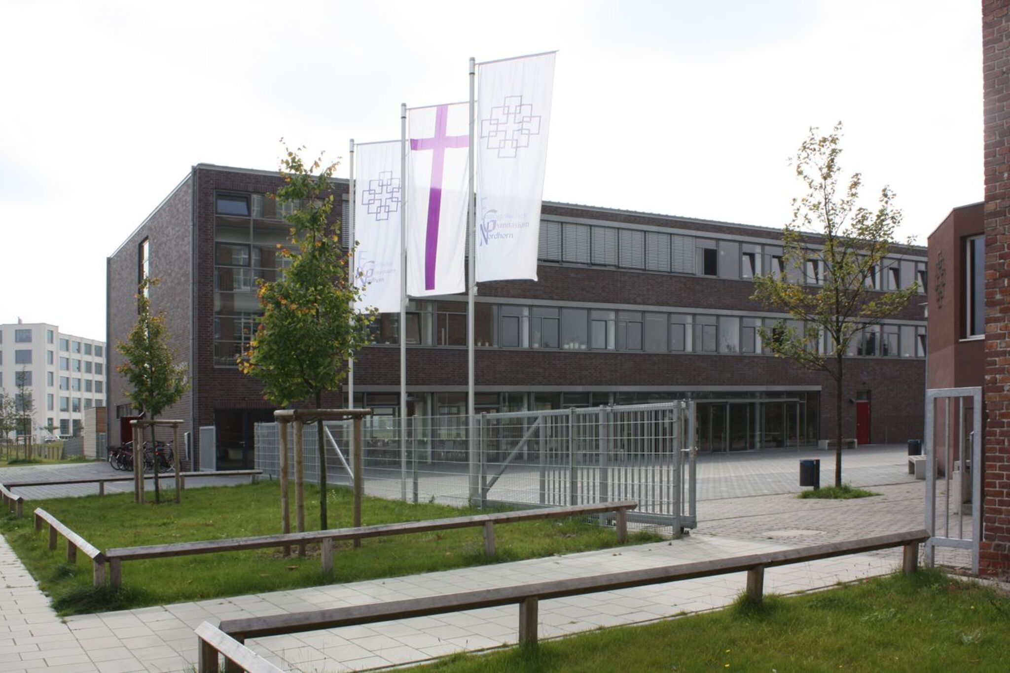 Das Evangelische Gymnasium in Nordhorn.