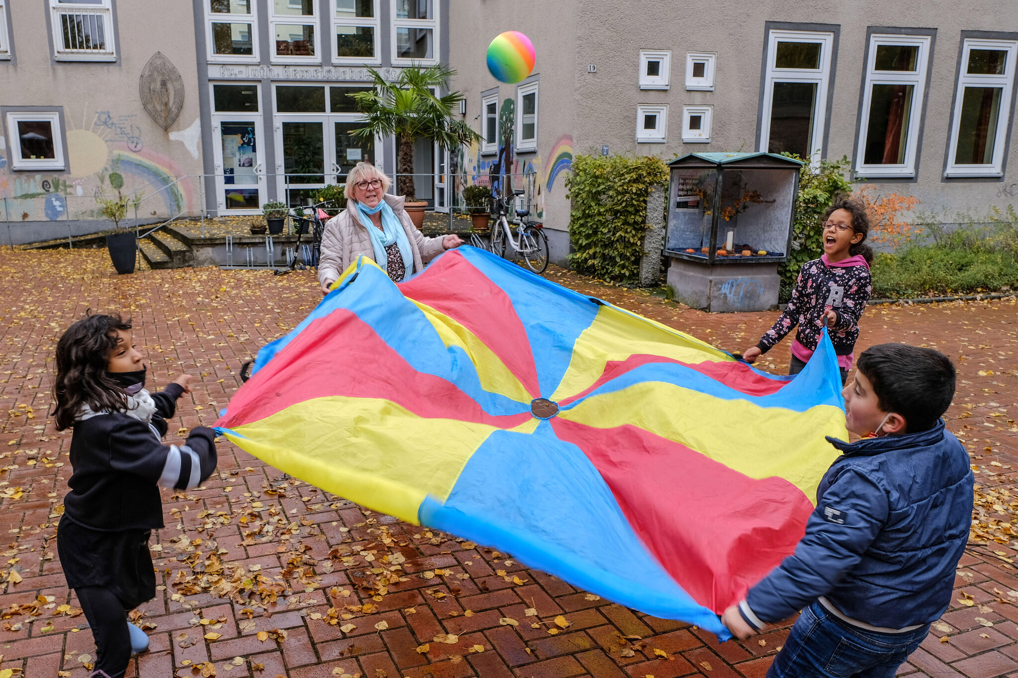 Auch Bewegung ist bei den Lernraeumen ein wichtiger Baustein (Foto: Jens Schulze).