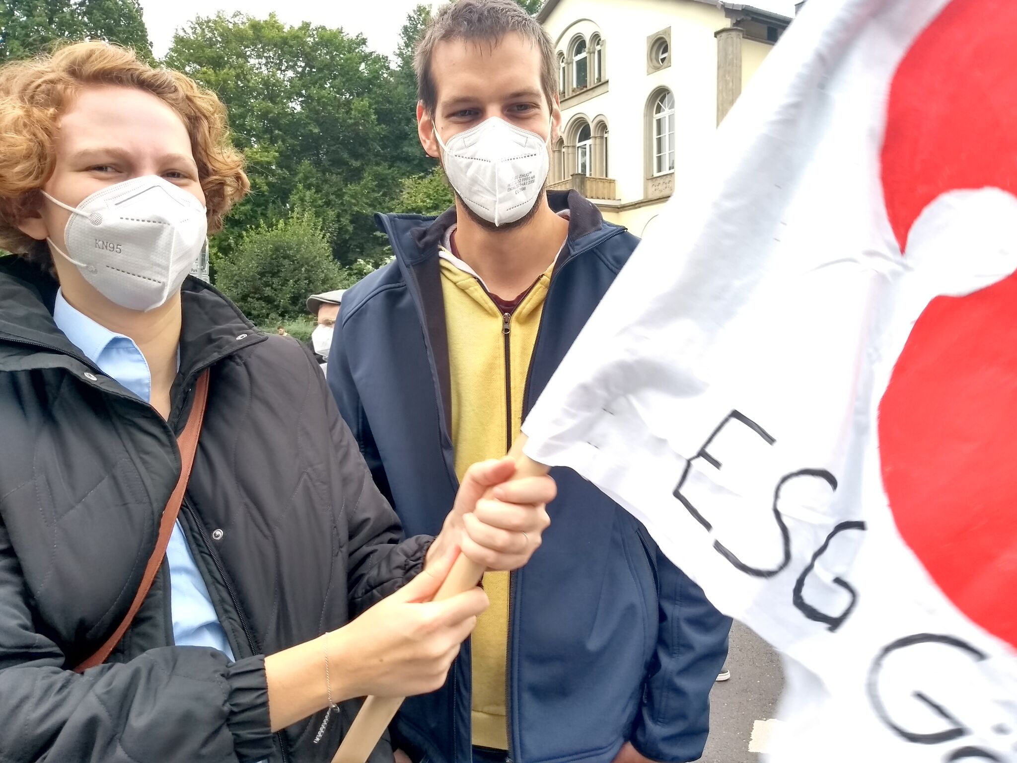 Die Göttinger ESG-Studierenden Christiane Gebauer (links) und Friedrich Neuhof (Foto: ESG Göttingen).