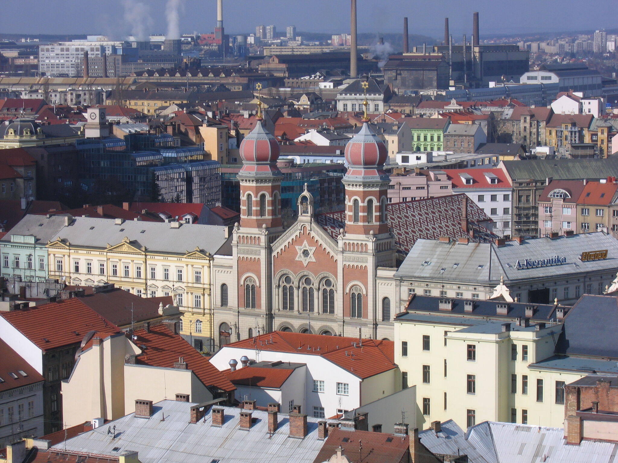 Die Große Synagoge in Pilsen ist Europas zweitgrößte Synagoge und die drittgrößte der Welt. Foto: Norbert Aepli/Licensed under CC-BY-2.5