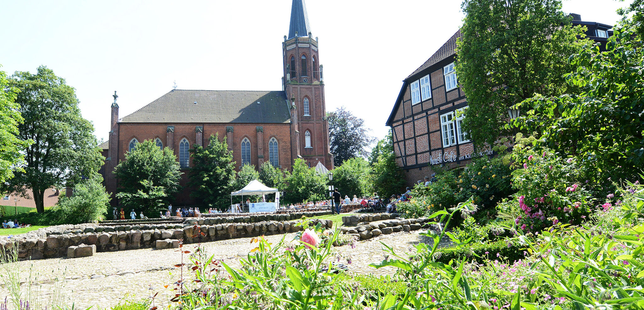 Klosterpark Harsefeld Eröffnung Mönchsweg 2014 © Martin Elsen