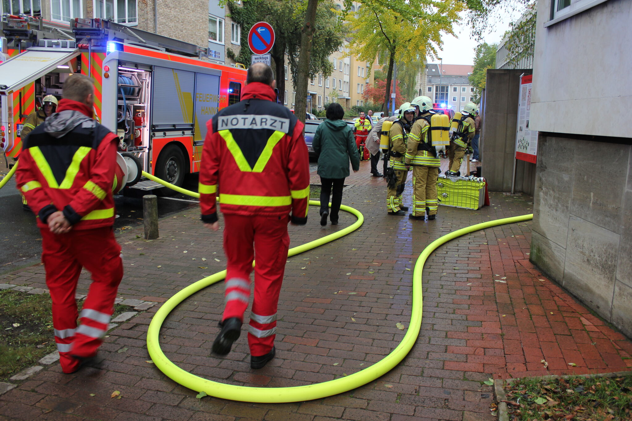 Brand im Landeskirchenamt