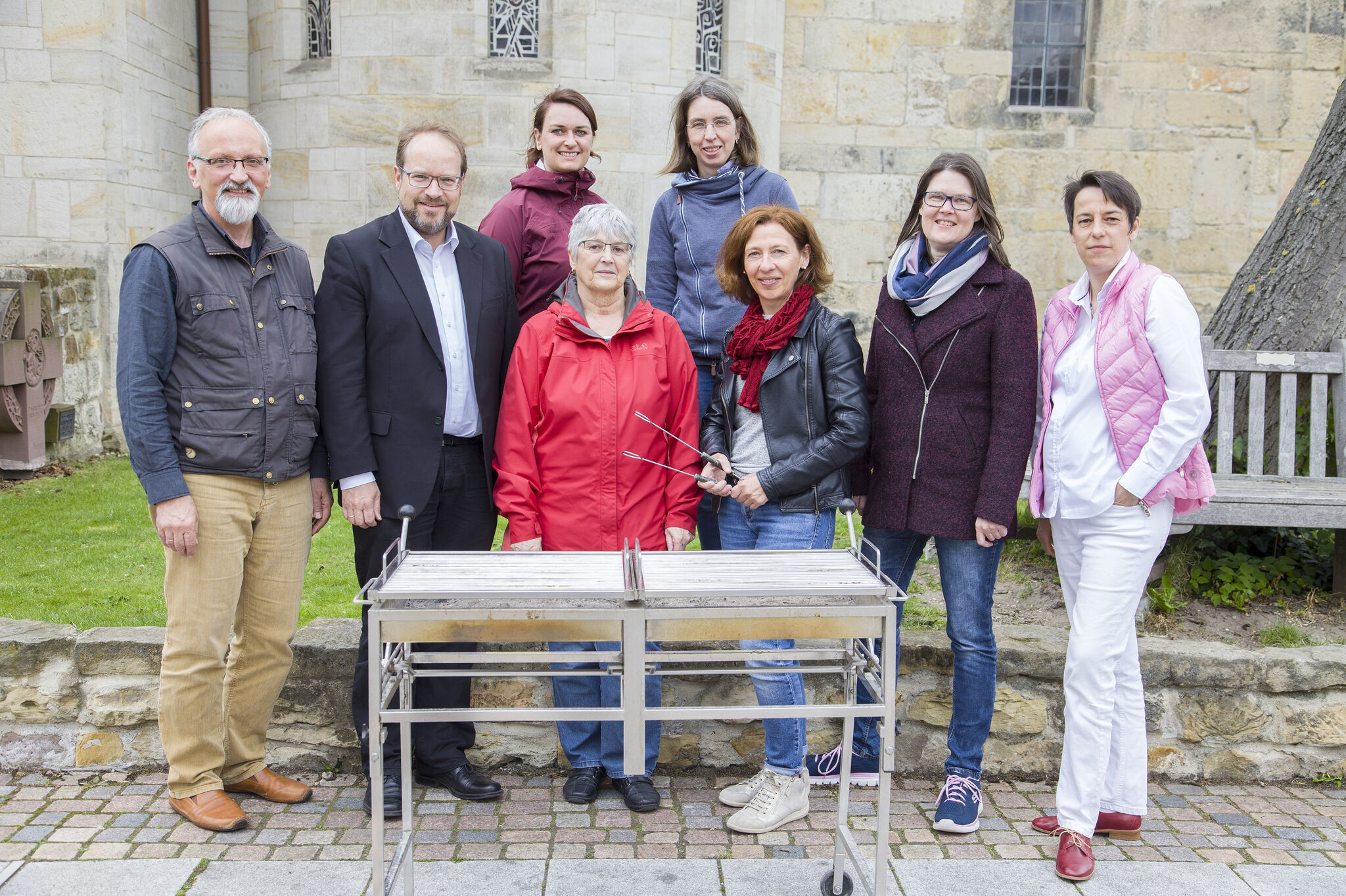 Hildesheim_Innenstadtgemeinden grillen Biofleisch_Gruppenfoto