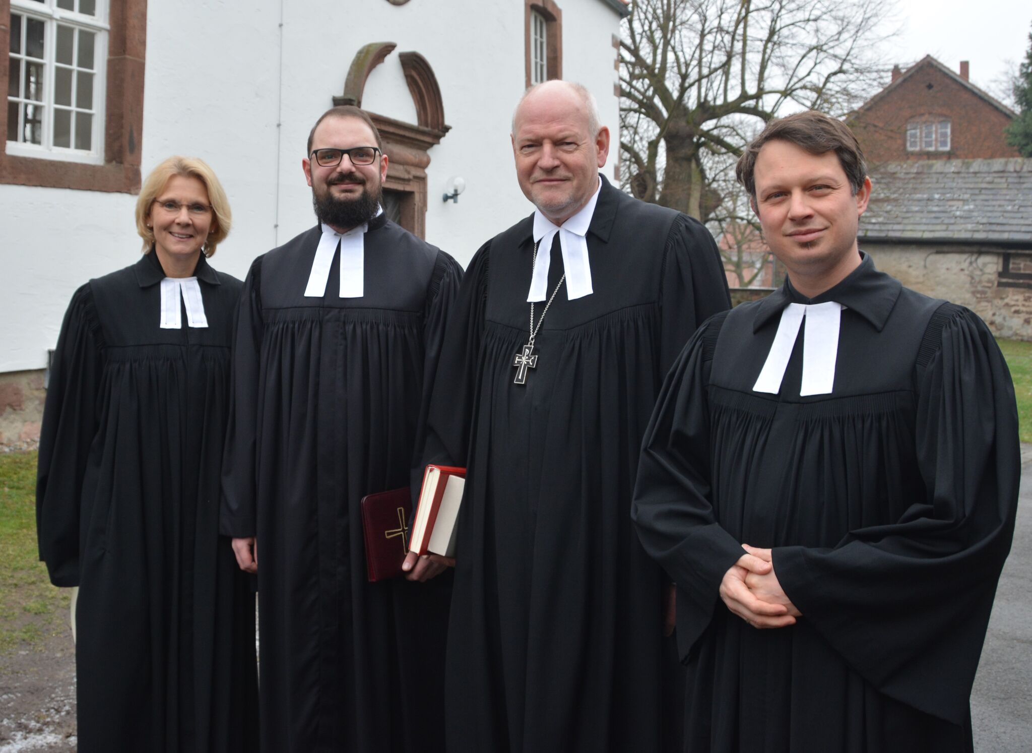 Ordination Robert Voss_Luethorst_mit Stephanie von Lingen, Eckhard Gorka, Christian Coenen