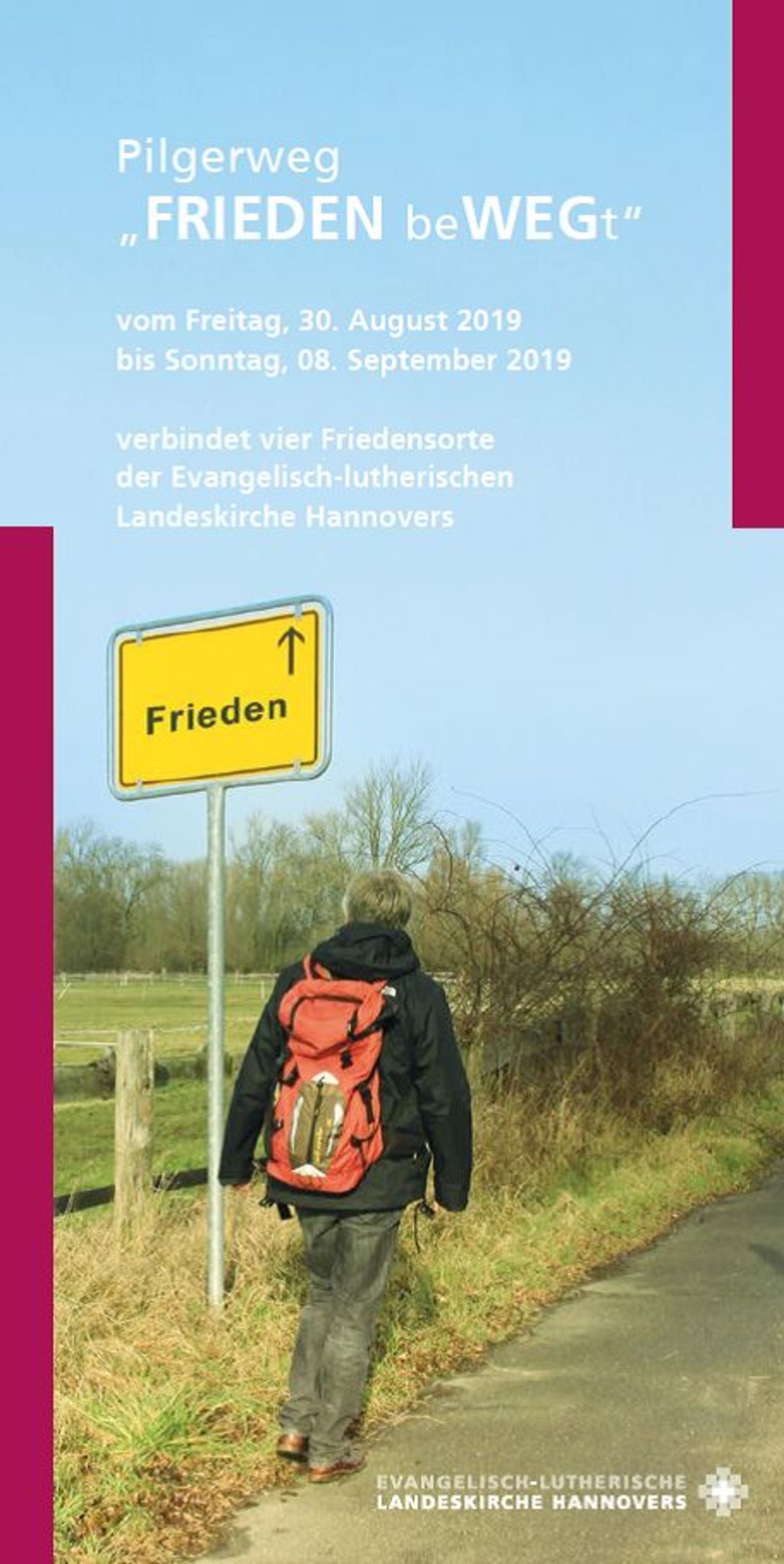 Flyer Pilgerweg_Frieden bewegt_August 2019