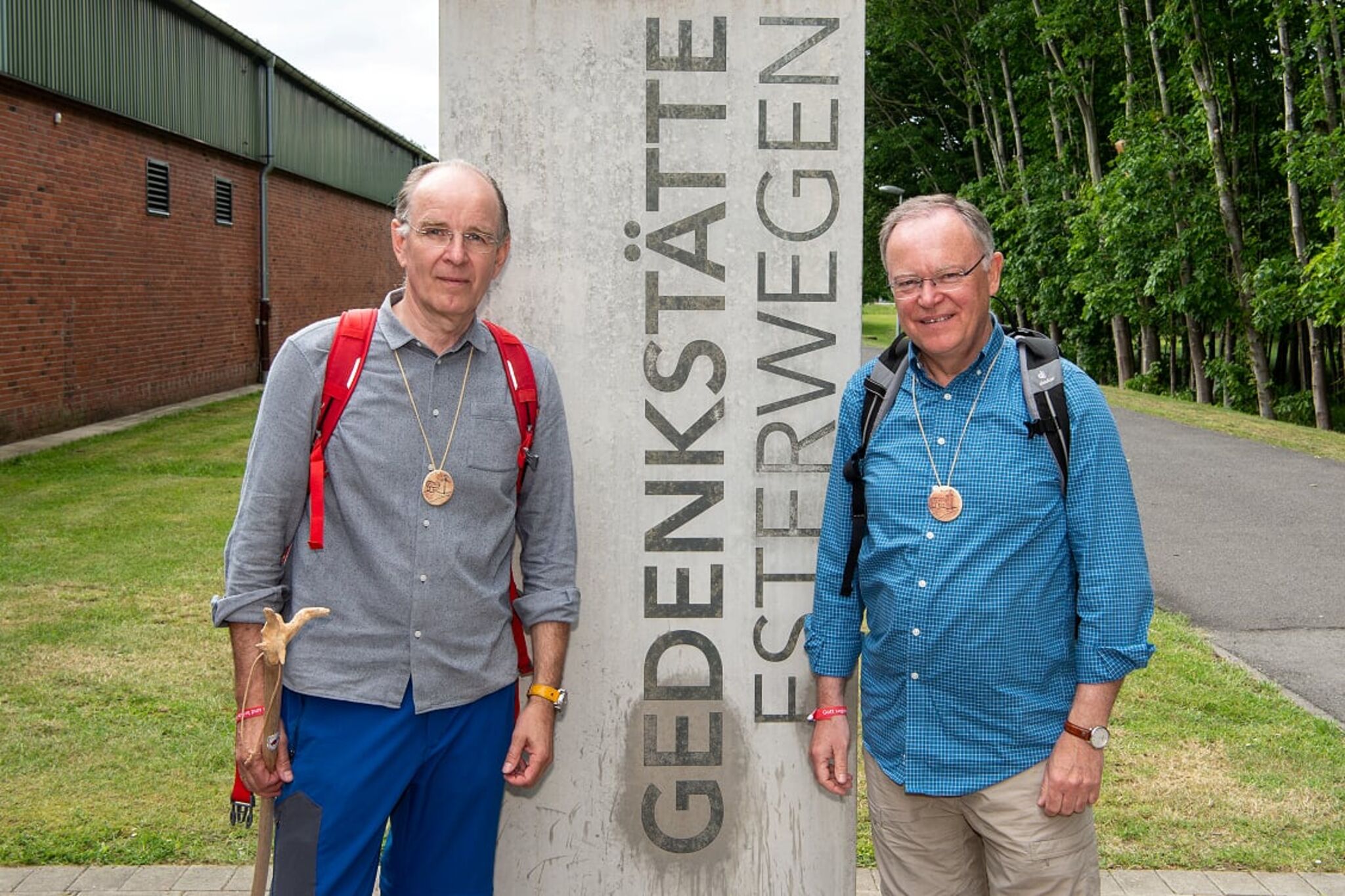 Pilgerung_Ralf Meister und Stephan Weil_Gedenkstaette Esterwegen