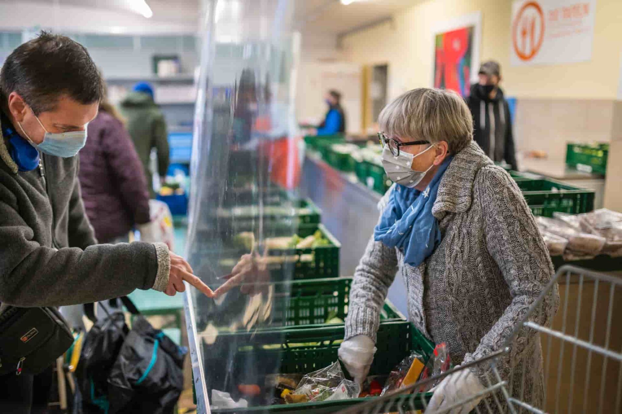 Rund 50 Prozent mehr Menschen nutzten im Jahr 2022 in den 960 Tafeln in Deutschland die Lebensmittelausgaben für Bedürftige. Foto: Tafel Deutschland e.V./Thomas Lohnes/Getty Images