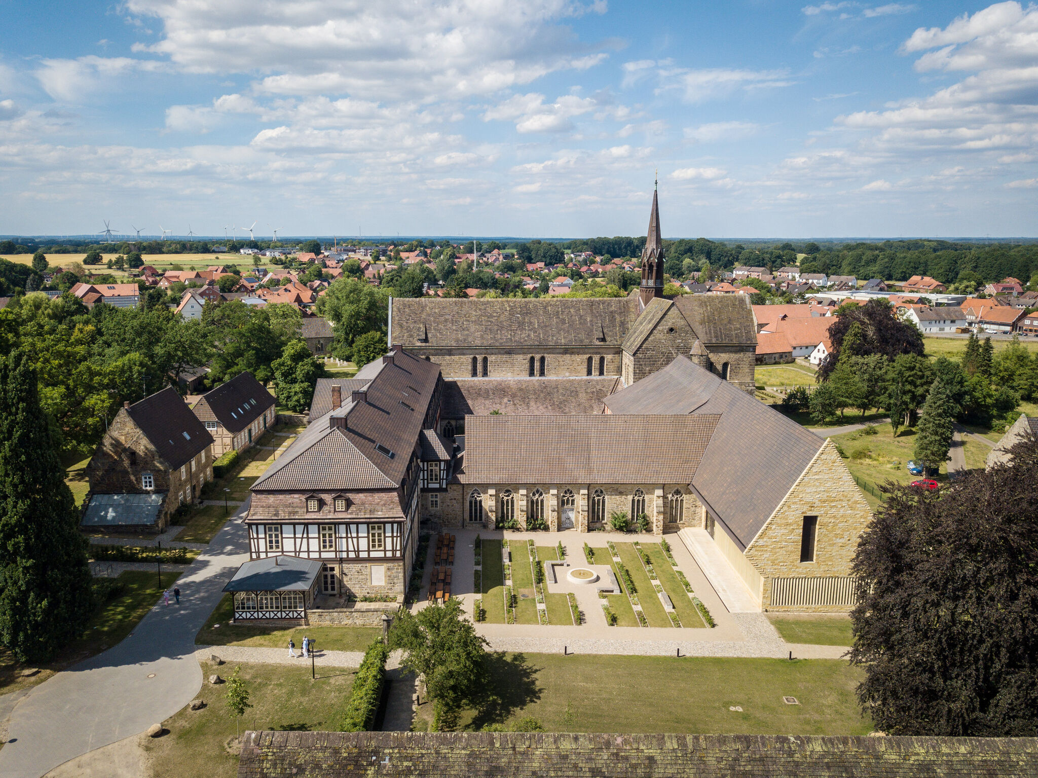 Die Klosteranlage im niedersächsischen Loccum. Foto: Jens Schulze