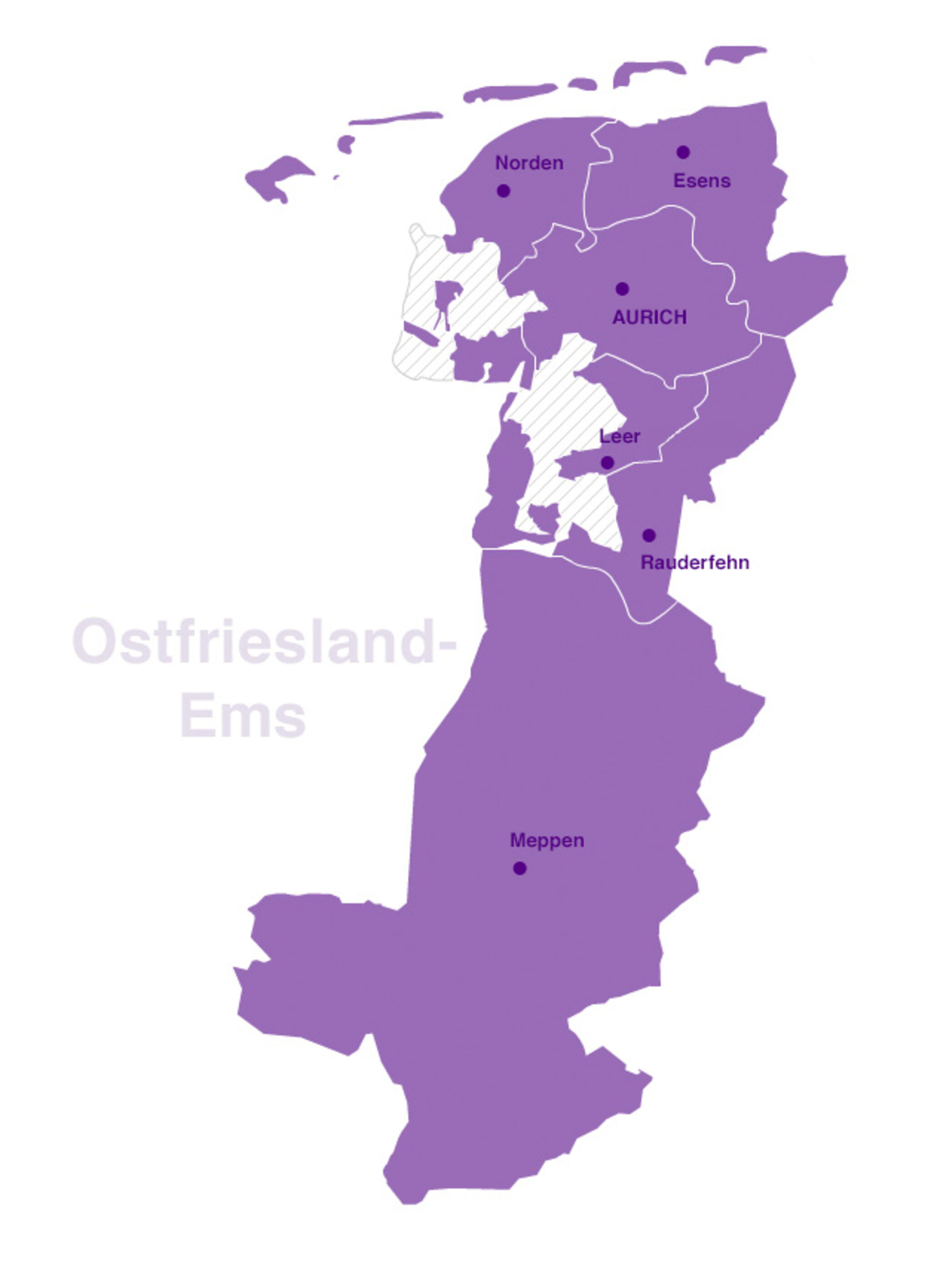 Der Sprengel Ostfriesland-Ems.