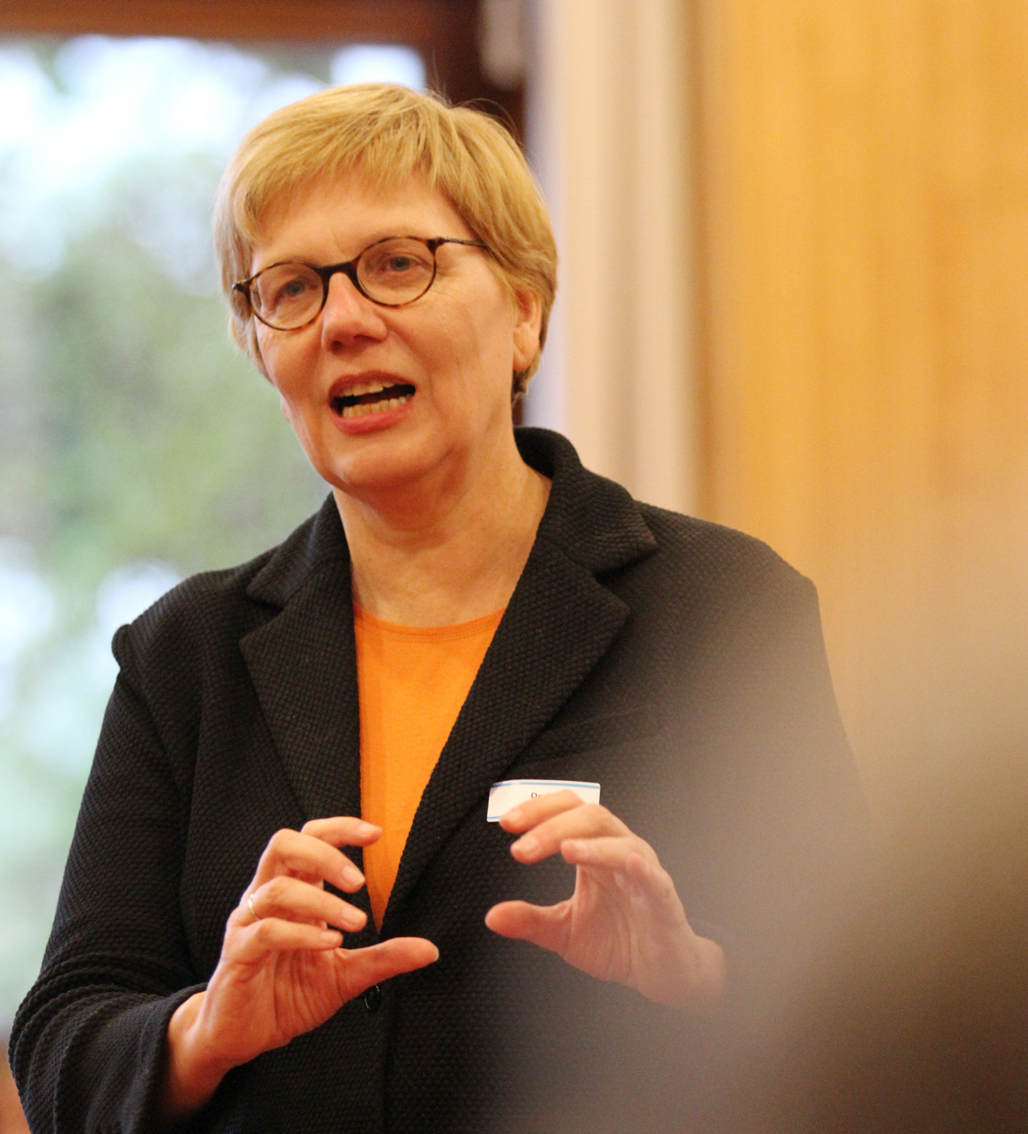 Professorin Dr. Ursula Rudnick, Referentin für den Bereich „Kirche und Judentum“ im Haus kirchlicher Dienste der Landeskirche. Foto: Lothar Veit